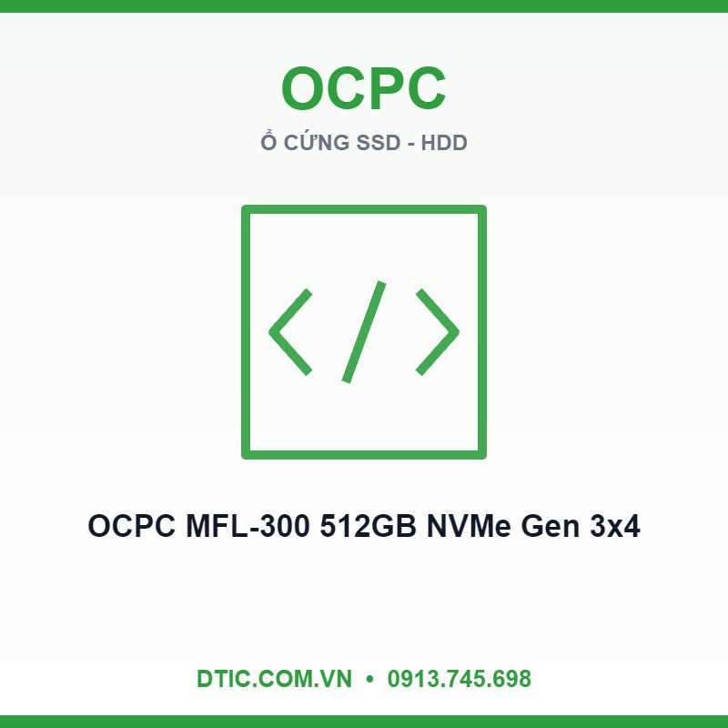 Ổ cứng SSD OCPC MFL-300 512GB NVMe Gen 3x4