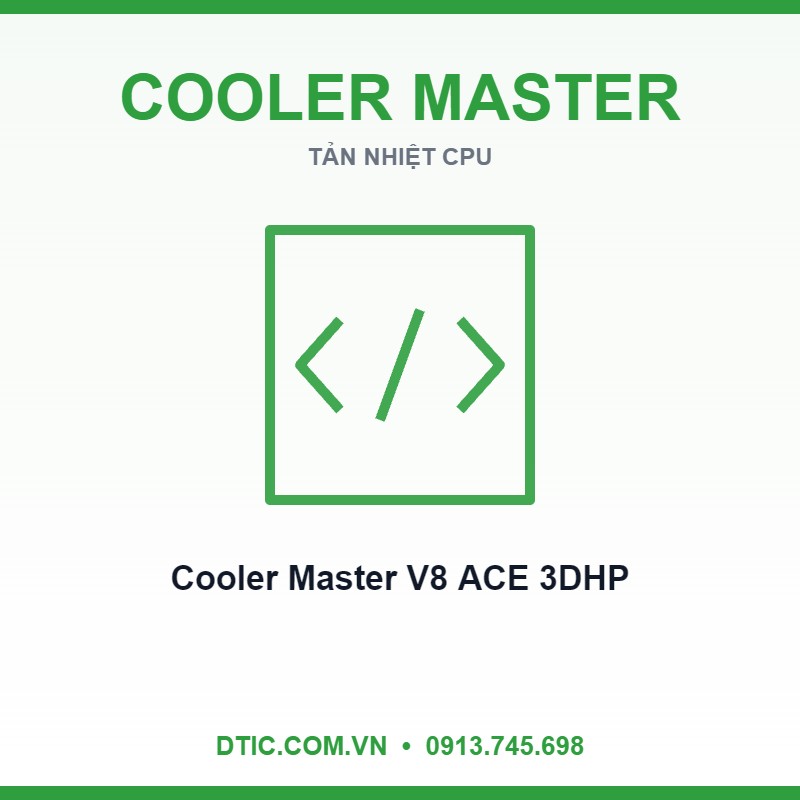 Tản Nhiệt Khí Cooler Master V8 ACE 3DHP (Intel)