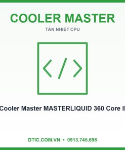 Tản nhiệt nước AIO Cooler Master MASTERLIQUID 360 Core II (Đen | Led ARGB)