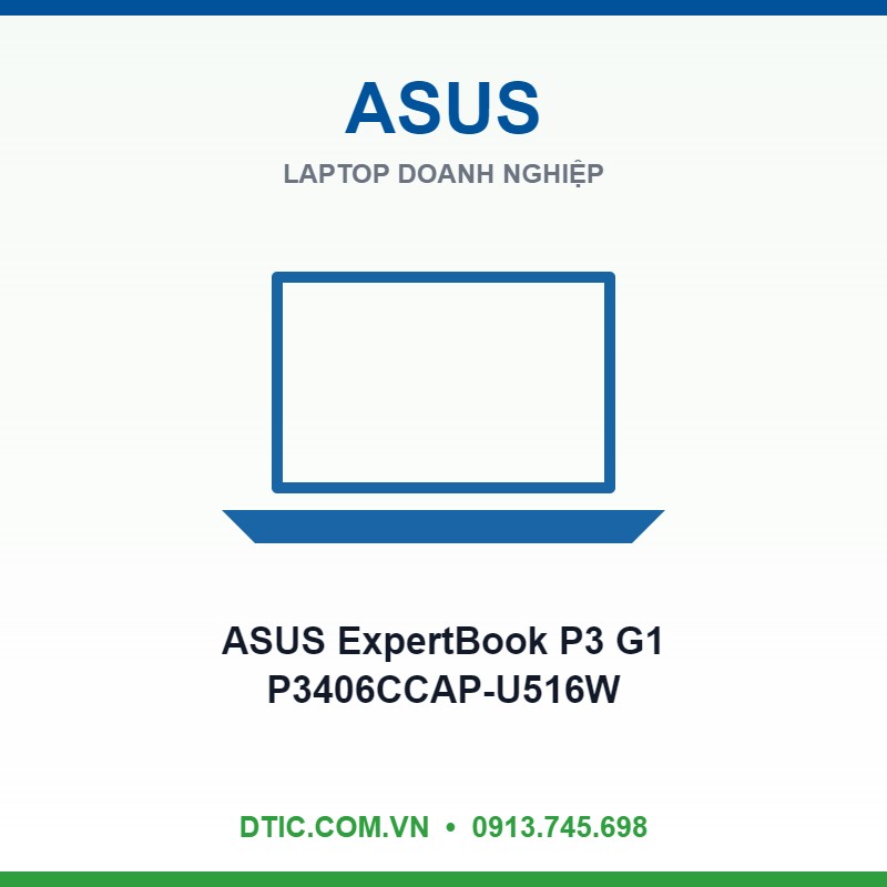 Laptop ASUS ExpertBook P3 G1 P3406CCAP-U516W (Intel Core Ultra 5 Processor 225H | Intel Graphics | 16GB | 512GB | 14 inch WUXGA | Win 11 | Xám) Laptop ASUS ExpertBook P3 G1 P3406CCAP-U516W (Intel Core Ultra 5 Processor 225H | Intel Graphics | 16GB | 512GB | 14 inch WUXGA | Win 11 | Xám)