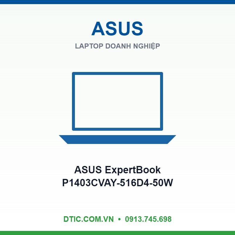 Laptop ASUS ExpertBook P1403CVAY-516D4-50W (Intel Core 5 Processor 210H | Intel Graphics | 14 inch FHD 60Hz | 16 GB | 512GB | Win 11 | Xám) Laptop ASUS ExpertBook P1403CVAY-516D4-50W (Intel Core 5 Processor 210H | Intel Graphics | 14 inch FHD 60Hz | 16 GB | 512GB | Win 11 | Xám)
