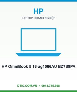 Laptop HP OmniBook 5 16-ag1066AU BZ7S9PA (AMD Ryzen AI 7 350 | AMD Radeon 860M | 16 inch WUXGA | Touch | 16 GB | 512 GB | Windows 11 Home | Office | Bạc)