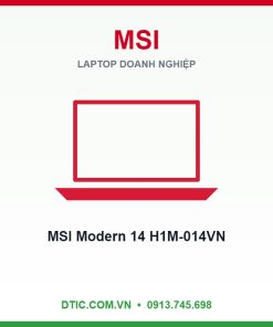 Laptop MSI Modern 14 H1M-014VN (Intel Core 7 150U | 16GB | 512GB | Intel Graphics | 14 inch FHD+ | Win 11 | Platium)
