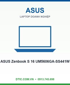 Laptop ASUS Zenbook S 16 UM5606GA-SS441W (AMD Ryzen AI 9 465 | 16GB | 512GB | AMD Radeon | 16 inch 3K OLED | Win 11 | Trắng)