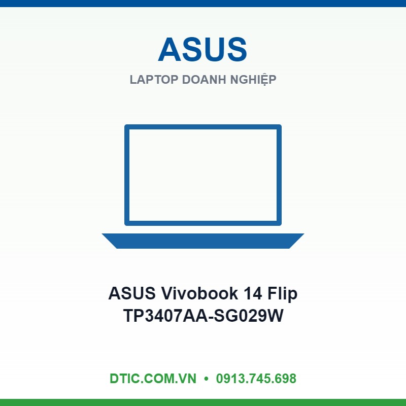 Laptop ASUS Vivobook 14 Flip TP3407AA-SG029W (Intel Core Ultra 7 355 | Intel Graphics | 14-inch WUXGA | 16GB | 512GB | Windows 11 Home | Xám) Laptop ASUS Vivobook 14 Flip TP3407AA-SG029W (Intel Core Ultra 7 355 | Intel Graphics | 14-inch WUXGA | 16GB | 512GB | Windows 11 Home | Xám)