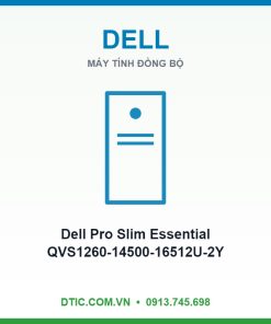 Máy tính để bàn đồng bộ Dell Pro Slim Essential QVS1260-14500-16512U-2Y (Intel Core i5-14500 | 16GB DDR5/4800 | 512GB SSD | Ubuntu | No DVD | Wifi 6, Key KB216 (CoPilot AI Hotkey) + Mouse MS116 | 180W)