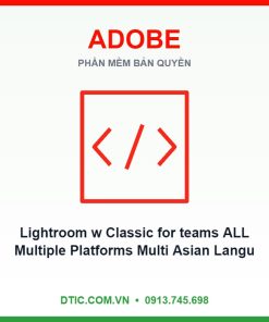Phần mềm Lightroom w Classic for teams ALL Multiple Platforms Multi Asian Languages Subscription New 12 Months 65305307CA01 A12