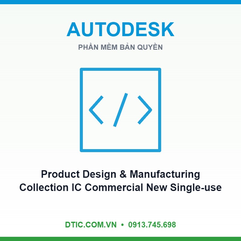 Phần mềm Product Design & Manufacturing Collection IC Commercial New Single-user ELD Annual Subscription 02JI1-WW8500- L937 12 tháng Phần mềm Product Design & Manufacturing Collection IC Commercial New Single-user ELD Annual Subscription 02JI1-WW8500- L937 12 tháng