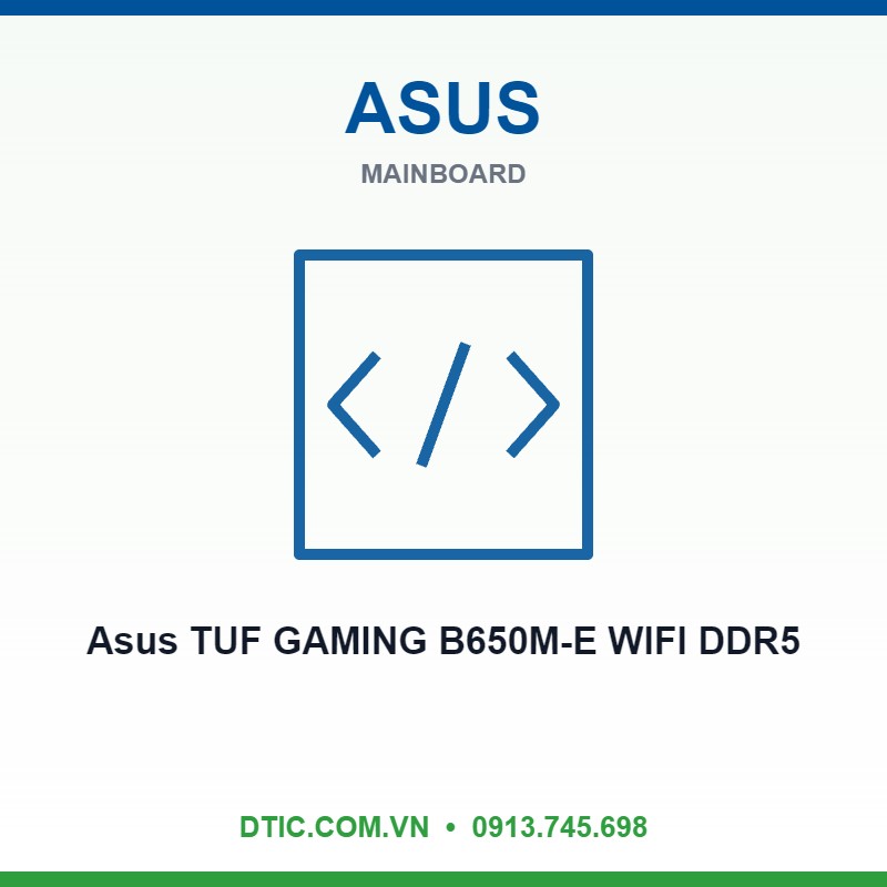 Mainboard Asus TUF GAMING B650M-E WIFI DDR5 Mainboard Asus TUF GAMING B650M-E WIFI DDR5
